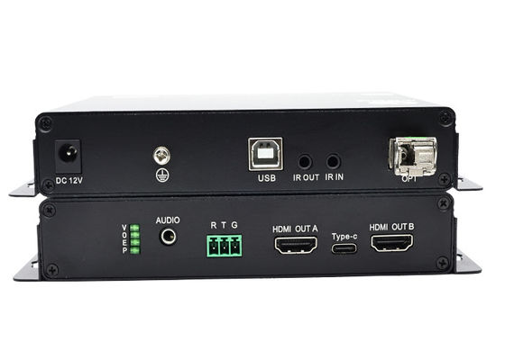 4K 60Hz HDMI Fiber Optic Extender Do 20KM Transmisja bez strat Długodystansowa transmisja sygnału