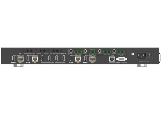 VINCAN 4x4 HDBaseT HDMI Matrix Switcher z 4K604:4:4, PoC i 4 odbiorniki do profesjonalnej dystrybucji AV