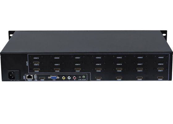 Hdmi 2x2 3x4 2x6 2x5 LCD Video Wall Matrix Controller ze sterowaniem RS232 do łączenia 12 telewizorów