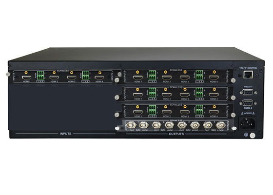 Jakość  Modular 4K UHD Video Matrix Switcher With 4 Hdmi Input SDI Output fabryka