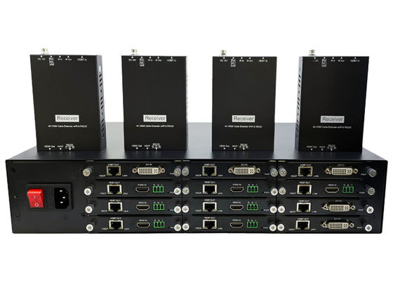 Przedłużacz 4k HDMI Over Cat5 z 12-krotnymi wejściami Hdmi i wyjściami HDBaseT