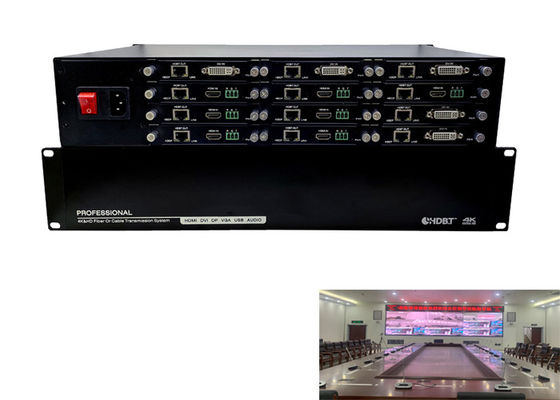 CAT5e / 6 / 7 12 portów HDMI HDBaseT Extender Rozdzielacz PoC Dual IR RS232 3D