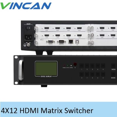 2x2 1x2 3x3 Wieloformatowy kontroler ściany wideo LCD BNC Systemy żeńskie