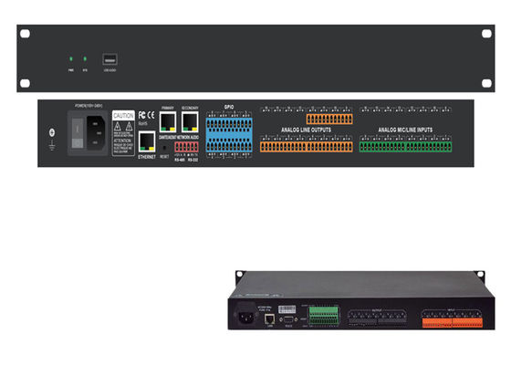 Połączenie Ethernet 100 dB Dante System sterowania dźwiękiem Zewnętrzne zasilanie