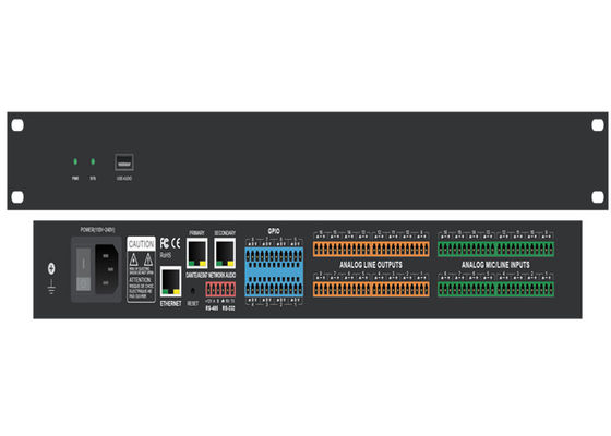 Zakres dynamiczny 100dB Dante Audio Controller 7.9 X 5.9 X 2.2 W kompatybilności z systemem Windows/Mac