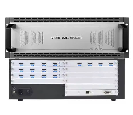 Profesjonalny pełny 4K30hz 16 kanałowy kontroler ścian wideo HDMI 12 w 4 wyjściowy procesor ścian wideo LED LCD