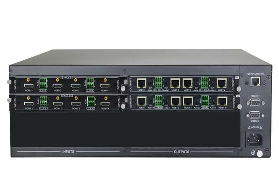 8 x 8 HDMI HDBaseT Matryca z 8 sztukami odbiorników 70 metrów DVI i wyjściach komponentów