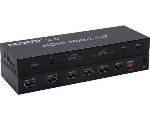 6x4 4k HDMI matrycowy przełącznik rozszerzacz 4x2 HDMI matrycowy przełącznik