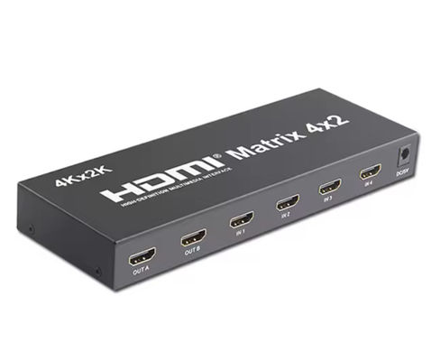 6x4 4k HDMI matrycowy przełącznik rozszerzacz 4x2 HDMI matrycowy przełącznik