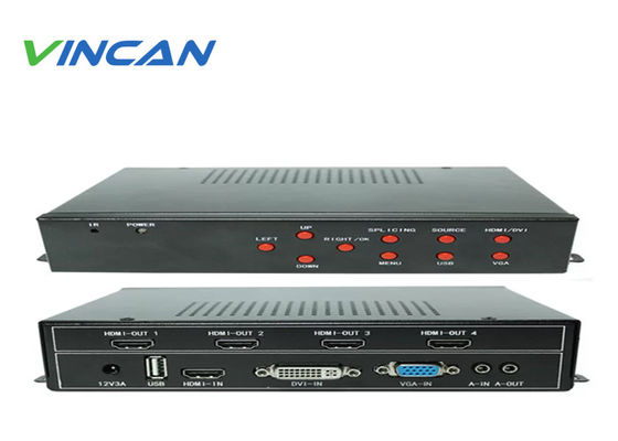 RS232 LAN IR Remote Control LCD Video Wall Controller z wyjściem HDMI DVI i 2x2 2x3 3x2 4x1 4x2 3x3 Wall Modes