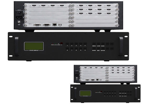 Profesjonalny pełny 4K30hz 16 kanałowy kontroler ścian wideo HDMI 12 w 4 wyjściowy procesor ścian wideo LED LCD