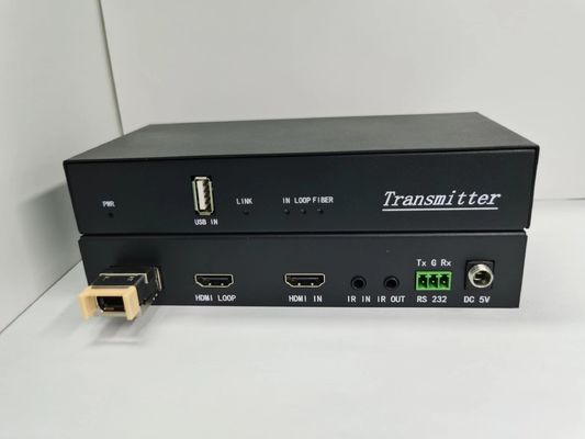 4K 60Hz 18Gbps HDMI Kabel światłowodowy z wejściem/wyjściem IR, MPO HDMI Kabel światłowodowy do transmisji dalekobieżnej