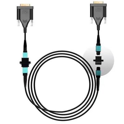 Wysokiej wydajności do 4K 3480x2160 30Hz MPO Kabel DVI z włóknem MPO dla doskonałej transmisji danych