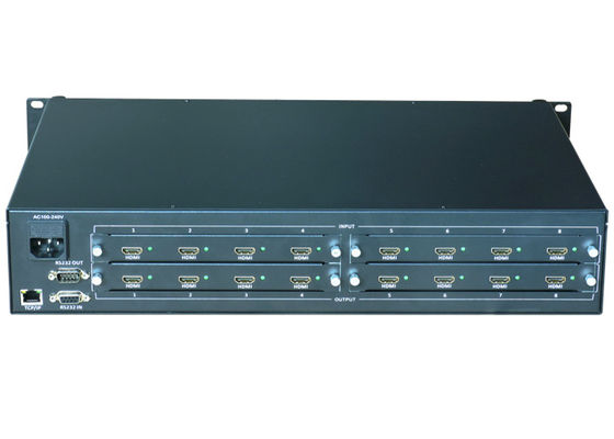 8x8 4x4 HDMI Matrix Switcher Opcje sterowania Ethernet zgodne z HDCP