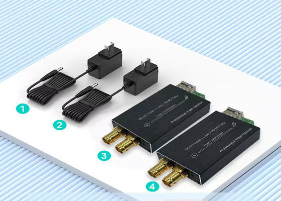 12G SDI Optical Video Extender. Wysokiej jakości sygnał 1080p przez światłowody.