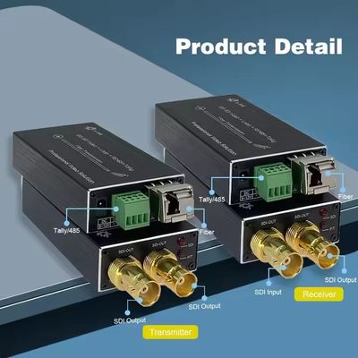 12G SDI Optical Extender dla sygnałów 4K dalekobieżnych bez strat