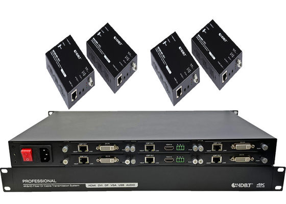 4K HDMI HDBaseT nadajnik i odbiornik 6 portów rozszerzacz z POC Power