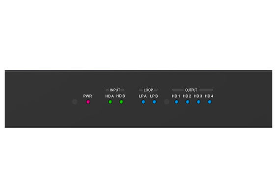 2 w 4 na zewnątrz 2x4 HDMI Splitter z adapterem ścian wideo 2x2 Video Wall Controller - 4k
