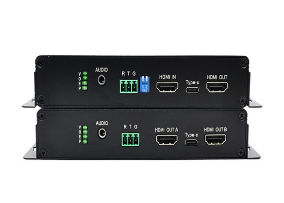 Rozszerzacz optyczny HDMI 4K 60Hz z osadzeniem dźwięku HDMI 4K Extender Over Fiber