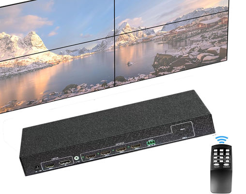 4K 30Hz 2x2 LCD Video Wall Controller Multi Monitor Procesor splicing