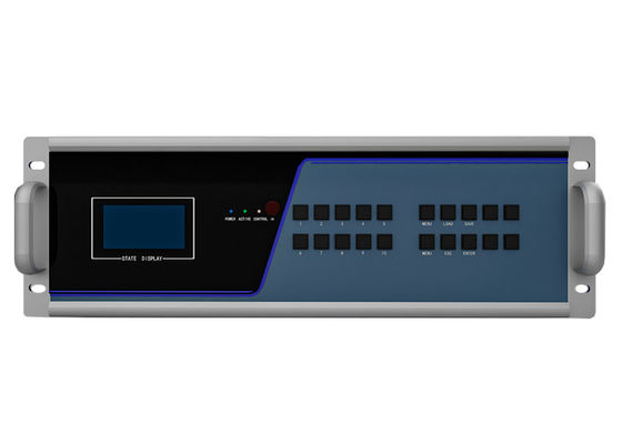 Obsługa redundantnego zasilania 88 portów 3.5U nadajnik i odbiornik KVM Fiber Node KVM Fiber Matrix