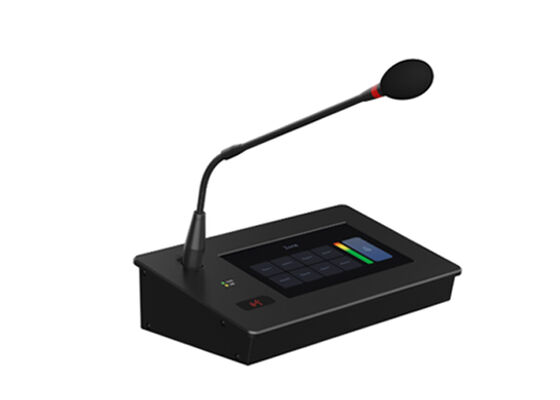 Paging Microphone System Dante Paging Microphone Touch Screen Paging Mic | Web-Based Control Solution