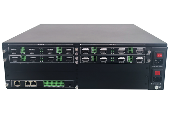 16x16 modułowy procesor ścian wideo HDMI z 4K604:44 i Wielookresowy wyświetlacz dla systemów sterowania ścianami wideo