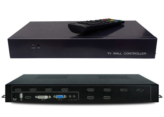HDMI 1 wejście 9 wyjść 1080P Procesor ścienny VGA wideo 2x2 3X3 3x2 4x2
