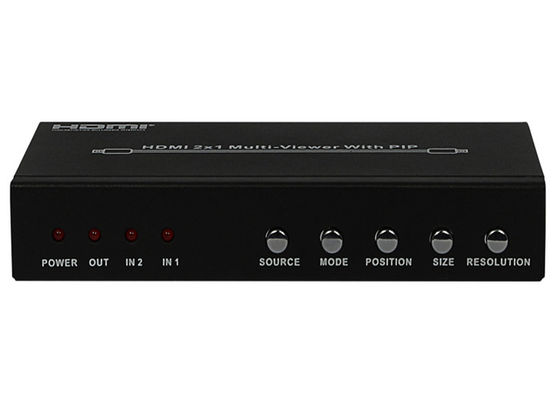 DC 5V 1A PIP HDMI 2x1 MultiViewer Żeńskie porty wyjściowe typu wejściowego