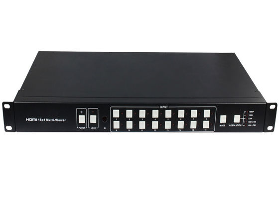 Quad RS232 16x1 HDMI MultiViewer Bezproblemowa ochrona ESD