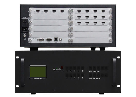 HDMI 1080P 3.5U Obudowa Kontroler ściany wideo 2x2 4 Wejście 12 Wyjście