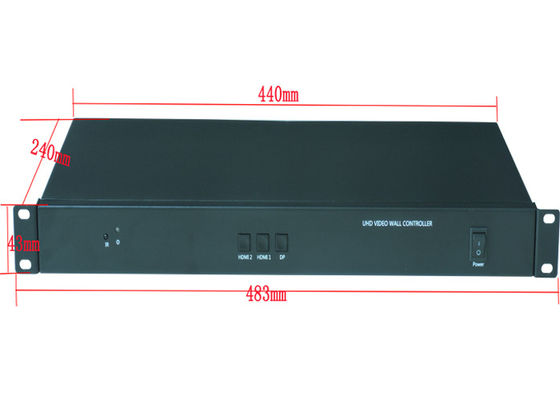 Wiele monitorów Kontroler ściany wideo HDMI z wieloma kątami Interfejs HD15