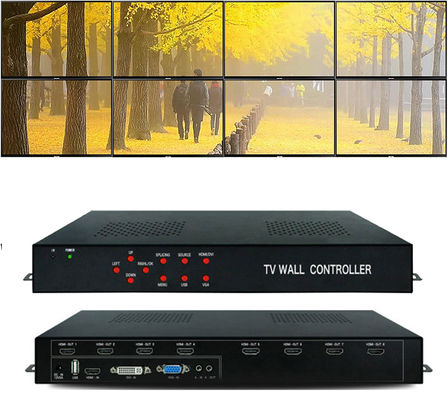 2x2 3x3 LCD Video Wall wyświetla systemy kontrolerów