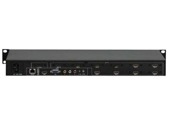 1 wejście 6 wyjście 2x3 3x2 RS232 Video Wall Processor 3.5 Interfejs audio