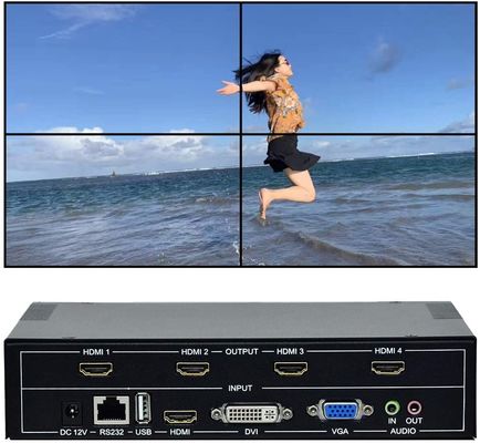 1x2 1x3 2x1 3x1 kontroler ściany wideo 2x2 3X3 bezszwowy kontroler ściany wideo lcd