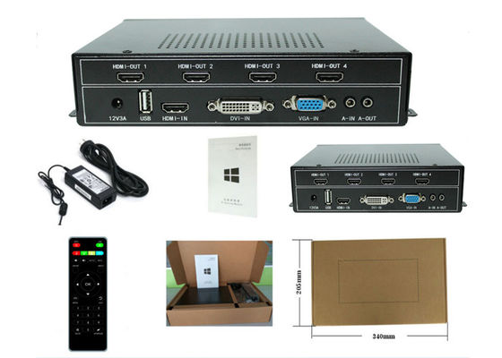 Kontroler ściany wideo 1080P 2x2 HDMI Procesor ściany wideo 1x4 HDMI