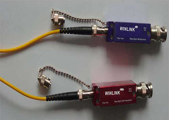 Przedłużacz światłowodowy 3G-SDI BNC z zasilaczem Mini USB