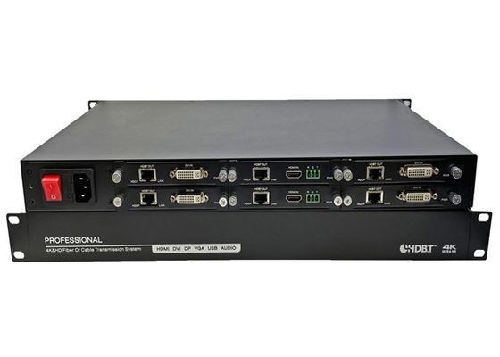 Ultra Slim 4K HDMI przez HDBaseT 70-metrowy Exender z 6 portami wyjściowymi HDBaseT