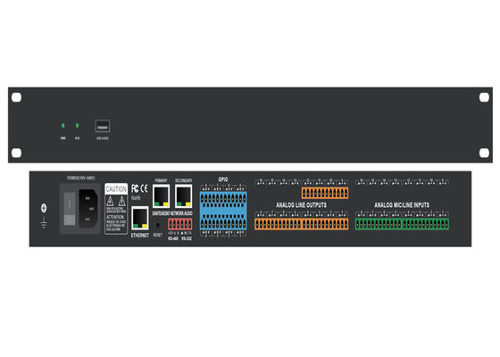 DAS DSP Audio Głośnik Procesor audio z regulacją głośności Dante