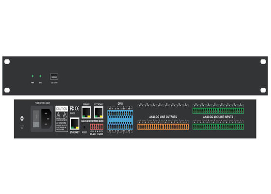 dante sieciowy monitor studyjny audio cyfrowy regulator głośności dsp