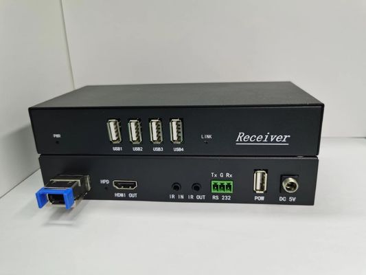 4K 60Hz 18Gbps HDMI Kabel światłowodowy z wejściem/wyjściem IR, MPO HDMI Kabel światłowodowy do transmisji dalekobieżnej