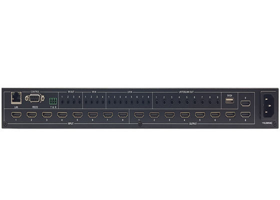 6x6 8k 8 x 8 HDMI Matrix Switcher HDMI Matrix 18 Gbps Bezproblemowa łączność