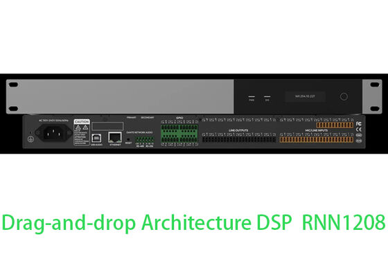 Procesor DSP Audio 12x8 Procesor DSP Konferencja Procesor DSP Podciągnij i upuść Łatwe ustawienie
