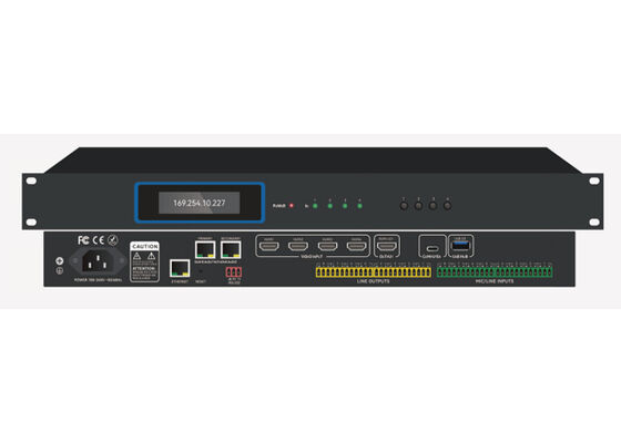 Centrum przetwarzania AV serii VINCAN MDP z przełączaniem HDMI 4K60, DSP audio i konferencjami USB