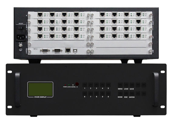 16-wejściowy 16-wyjściowy kontroler ścienny z interfejsem HDMI z portem HDBaseT 2x2 3x3 hdmi